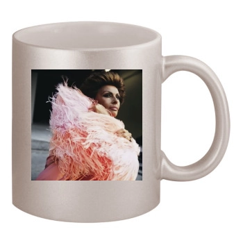 Sophia Loren 11oz Metallic Silver Mug