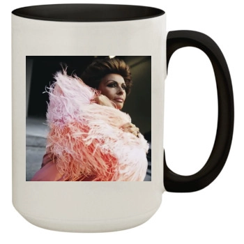 Sophia Loren 15oz Colored Inner & Handle Mug