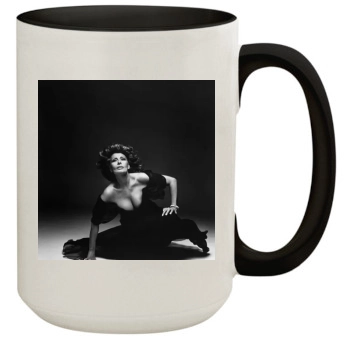 Sophia Loren 15oz Colored Inner & Handle Mug