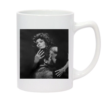 Sophia Loren 14oz White Statesman Mug