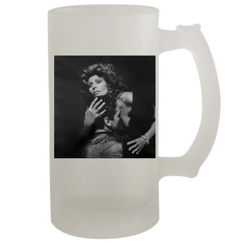 Sophia Loren 16oz Frosted Beer Stein