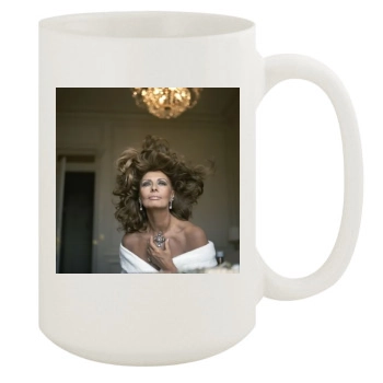 Sophia Loren 15oz White Mug