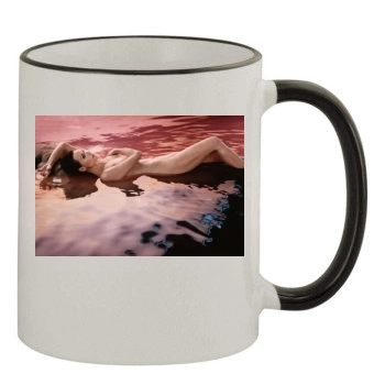 Minnie Driver 11oz Colored Rim & Handle Mug