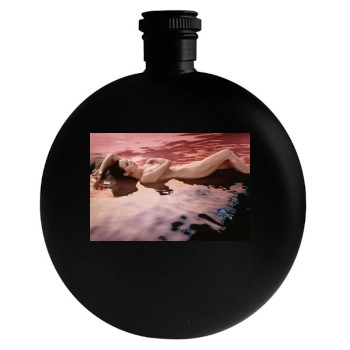 Minnie Driver Round Flask