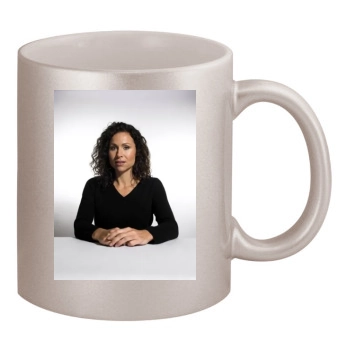 Minnie Driver 11oz Metallic Silver Mug