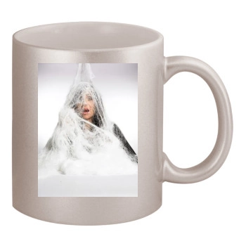 Minnie Driver 11oz Metallic Silver Mug