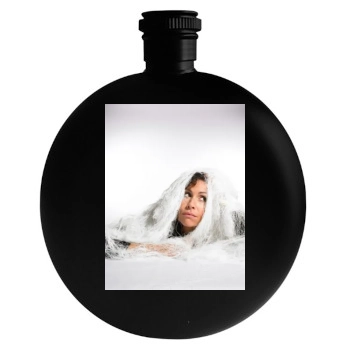 Minnie Driver Round Flask