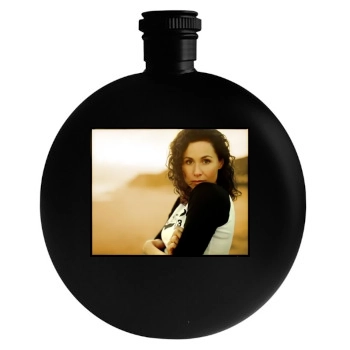 Minnie Driver Round Flask