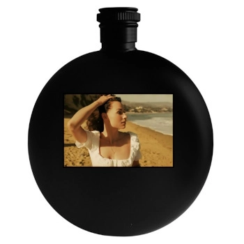 Minnie Driver Round Flask