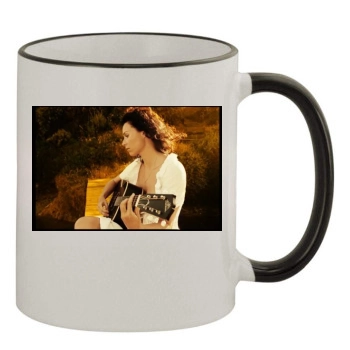 Minnie Driver 11oz Colored Rim & Handle Mug