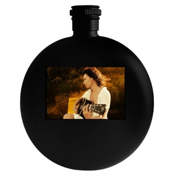 Minnie Driver Round Flask