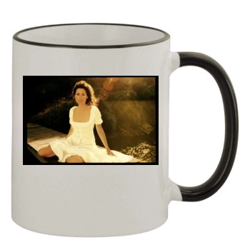 Minnie Driver 11oz Colored Rim & Handle Mug