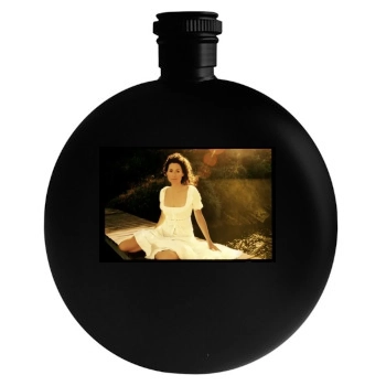 Minnie Driver Round Flask