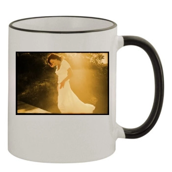 Minnie Driver 11oz Colored Rim & Handle Mug