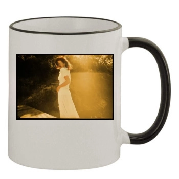 Minnie Driver 11oz Colored Rim & Handle Mug