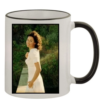 Minnie Driver 11oz Colored Rim & Handle Mug