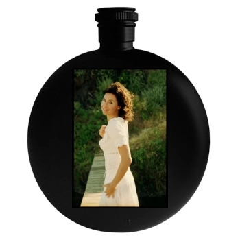 Minnie Driver Round Flask