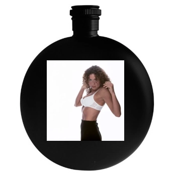 Minnie Driver Round Flask