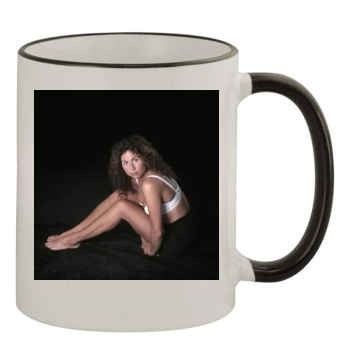 Minnie Driver 11oz Colored Rim & Handle Mug