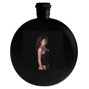 Minnie Driver Round Flask