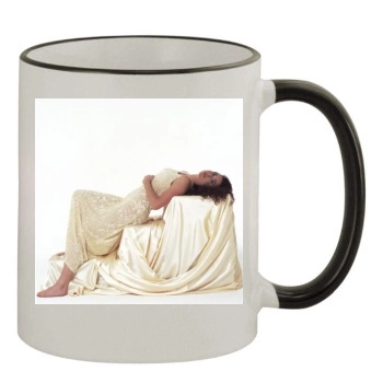 Minnie Driver 11oz Colored Rim & Handle Mug