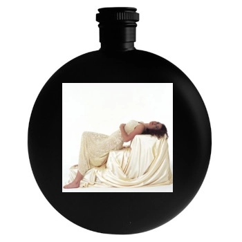 Minnie Driver Round Flask