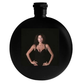 Minnie Driver Round Flask