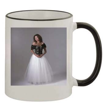 Minnie Driver 11oz Colored Rim & Handle Mug