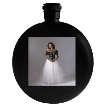 Minnie Driver Round Flask