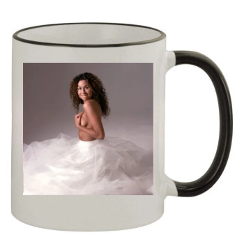 Minnie Driver 11oz Colored Rim & Handle Mug