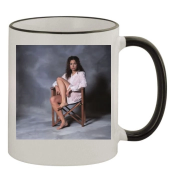 Minnie Driver 11oz Colored Rim & Handle Mug