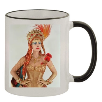 Minnie Driver 11oz Colored Rim & Handle Mug