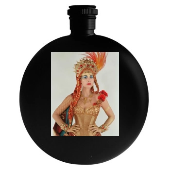 Minnie Driver Round Flask