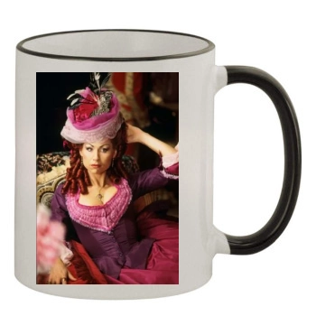 Minnie Driver 11oz Colored Rim & Handle Mug