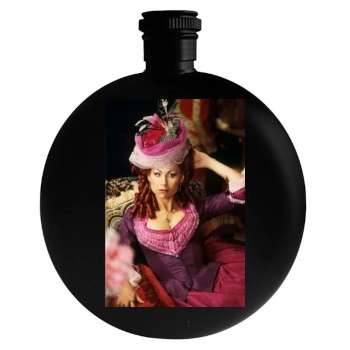 Minnie Driver Round Flask