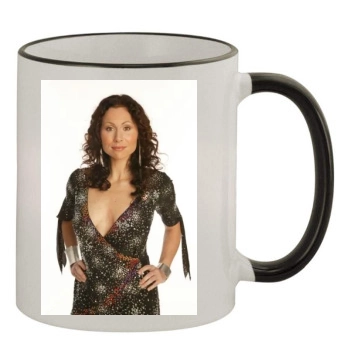 Minnie Driver 11oz Colored Rim & Handle Mug