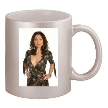 Minnie Driver 11oz Metallic Silver Mug