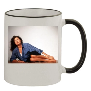 Minnie Driver 11oz Colored Rim & Handle Mug