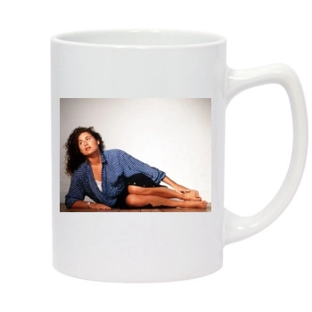 Minnie Driver 14oz White Statesman Mug