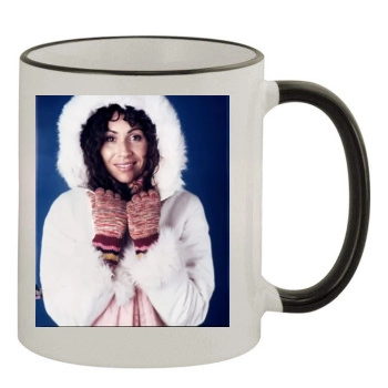 Minnie Driver 11oz Colored Rim & Handle Mug