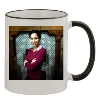 Minnie Driver 11oz Colored Rim & Handle Mug