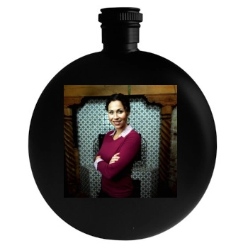 Minnie Driver Round Flask