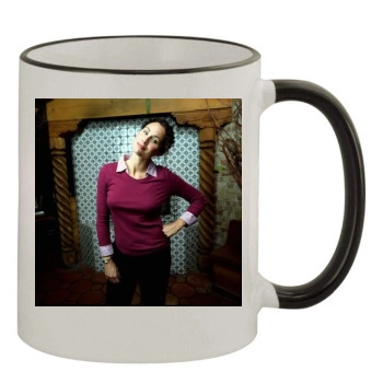 Minnie Driver 11oz Colored Rim & Handle Mug