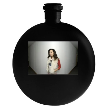 Minnie Driver Round Flask