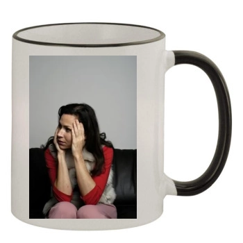 Minnie Driver 11oz Colored Rim & Handle Mug