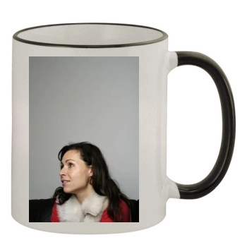 Minnie Driver 11oz Colored Rim & Handle Mug