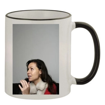 Minnie Driver 11oz Colored Rim & Handle Mug