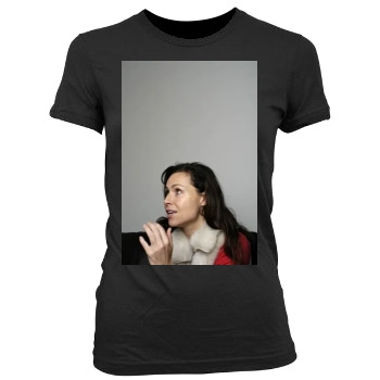 Minnie Driver Women's Junior Cut Crewneck T-Shirt