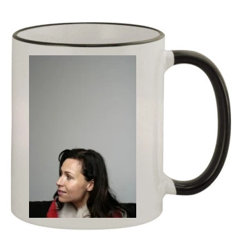 Minnie Driver 11oz Colored Rim & Handle Mug