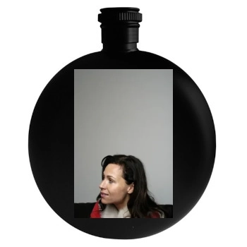 Minnie Driver Round Flask